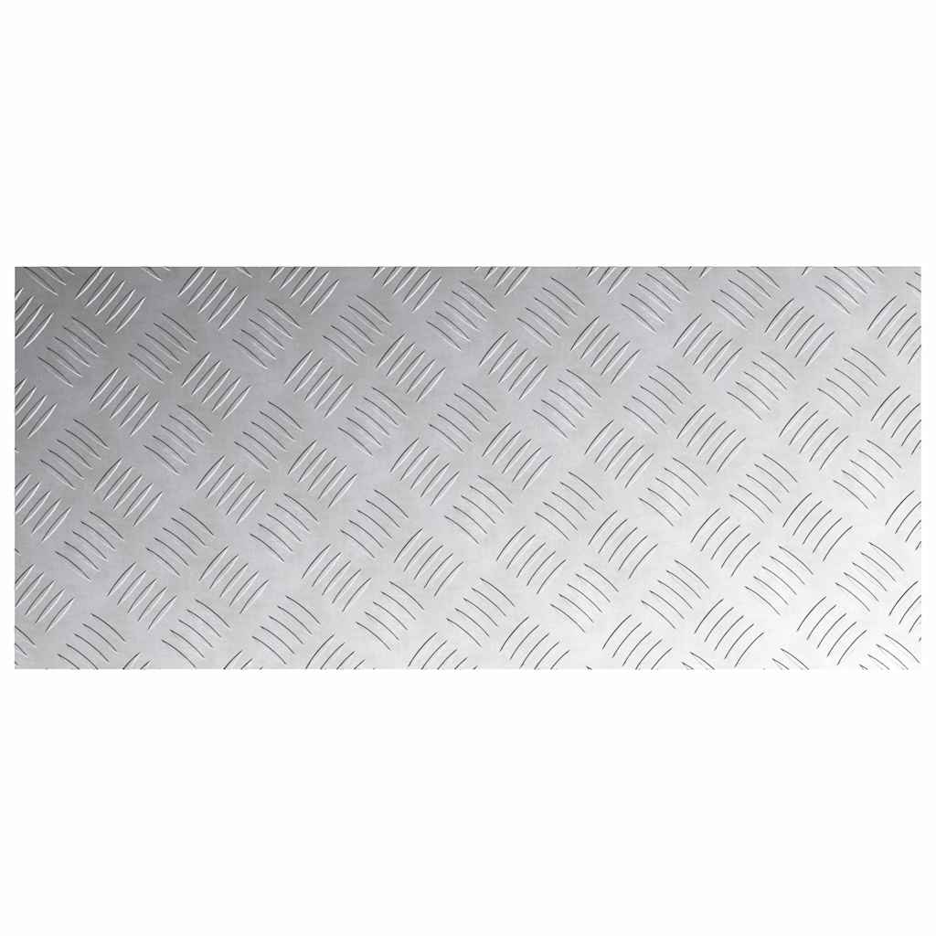 vidaXL Stopień Prostokątny 2 pcs Srebrny 90 x 40 cm Aluminium