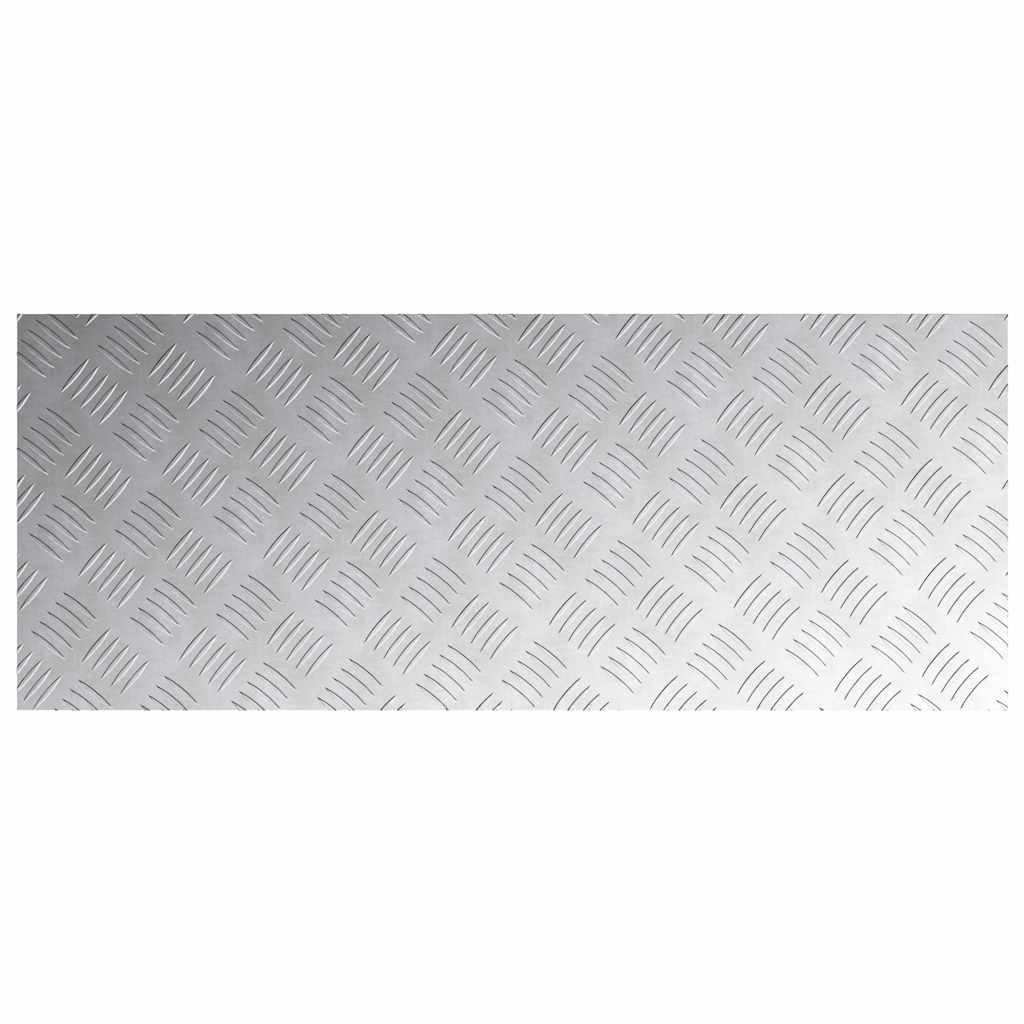 vidaXL Stopień Prostokątny 2 pcs Srebrny 100 x 40 cm Aluminium