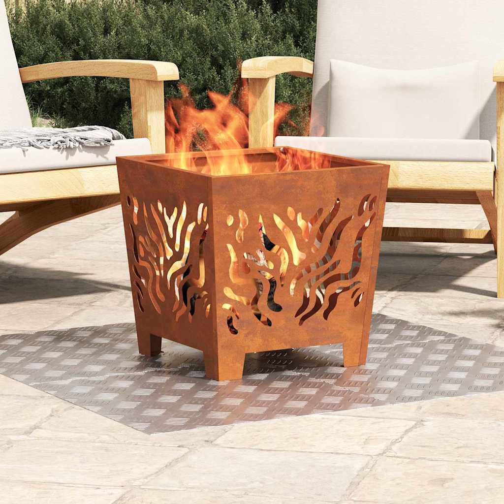 vidaXL Stopień Kwadrat 4 pcs Srebrny 50 x 50 cm Aluminium