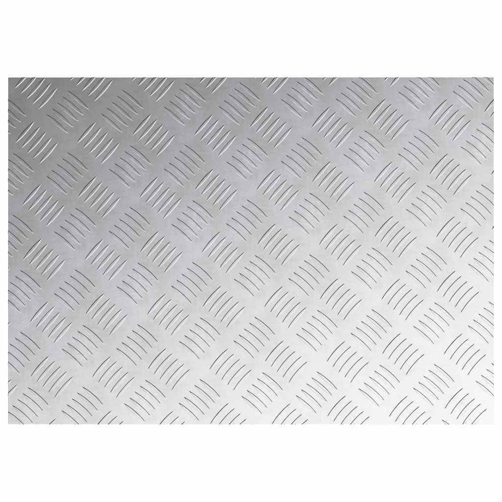 vidaXL Stopień Prostokątny 4 pcs Srebrny 70 x 50 cm Aluminium