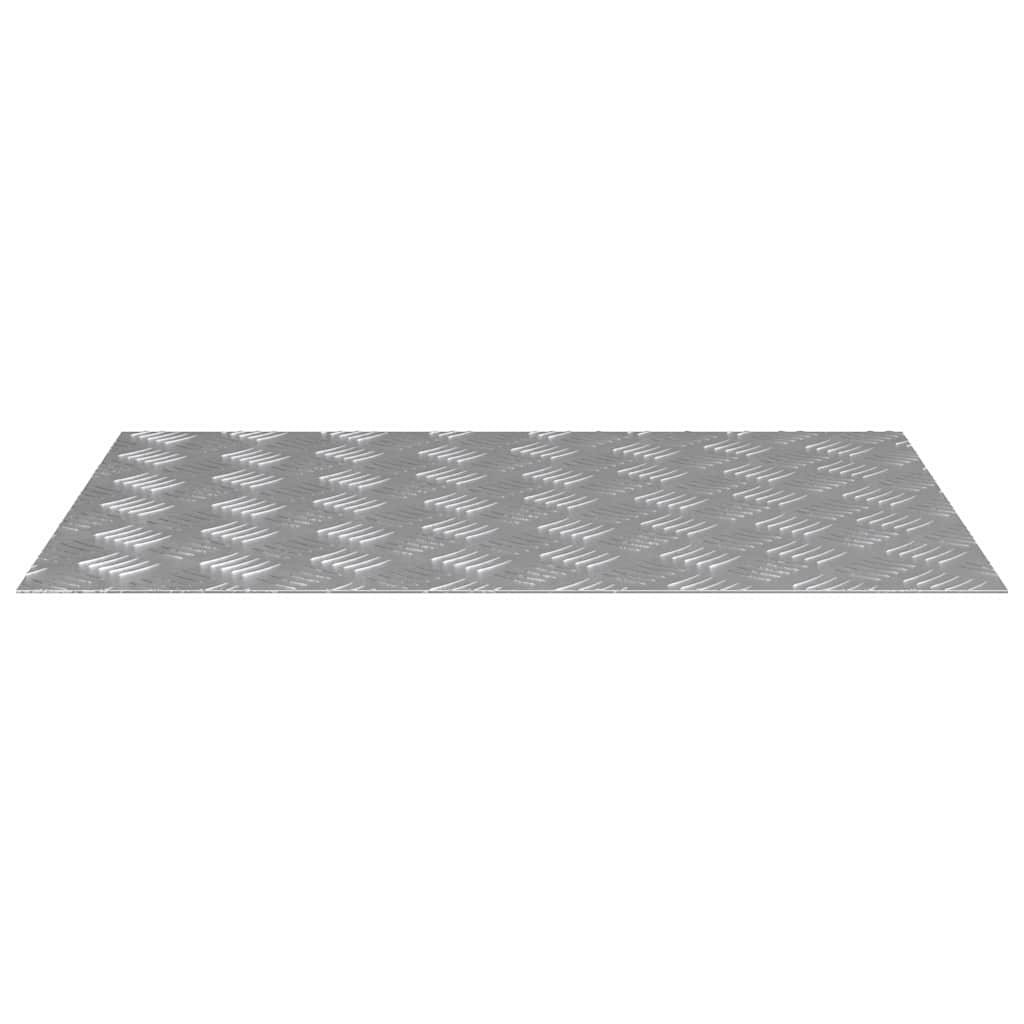 vidaXL Stopień Prostokątny 4 pcs Srebrny 70 x 50 cm Aluminium