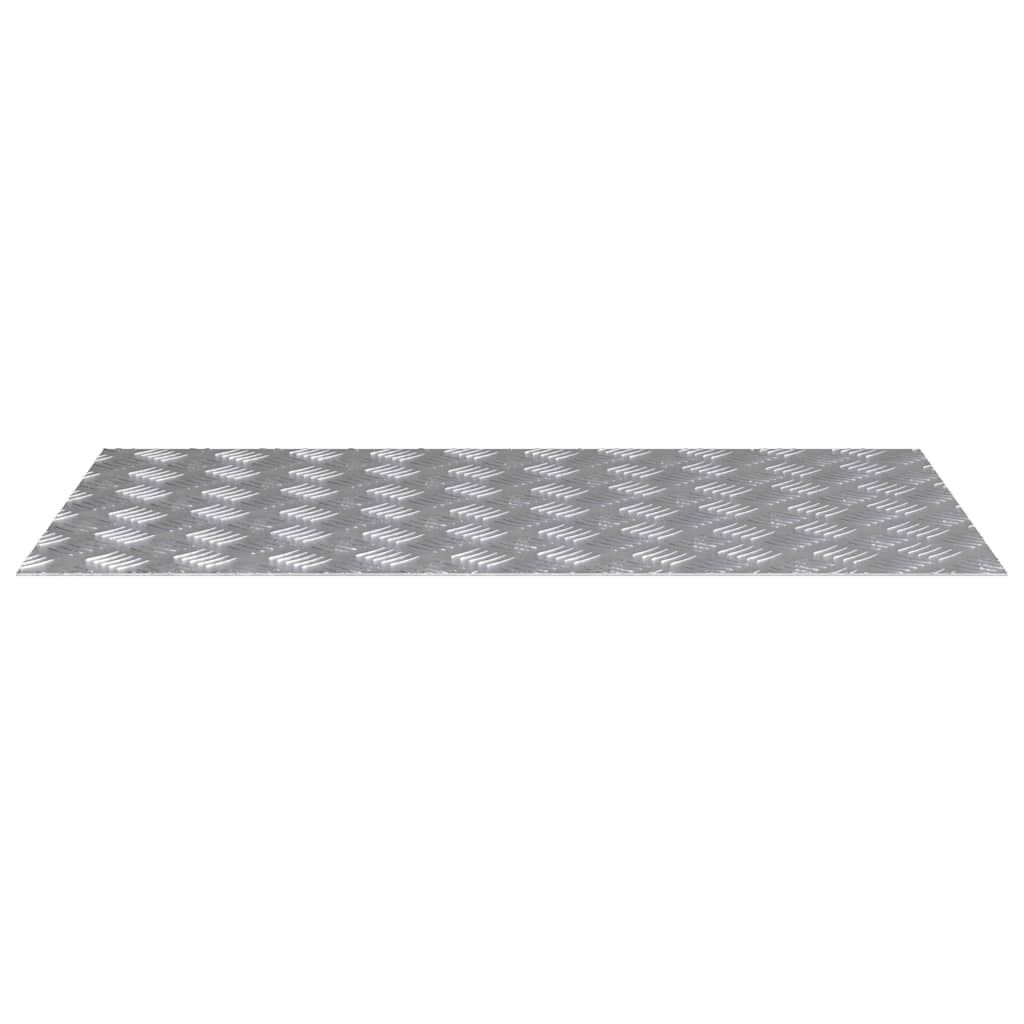 vidaXL Stopień Prostokątny 2 pcs Srebrny 90 x 50 cm Aluminium