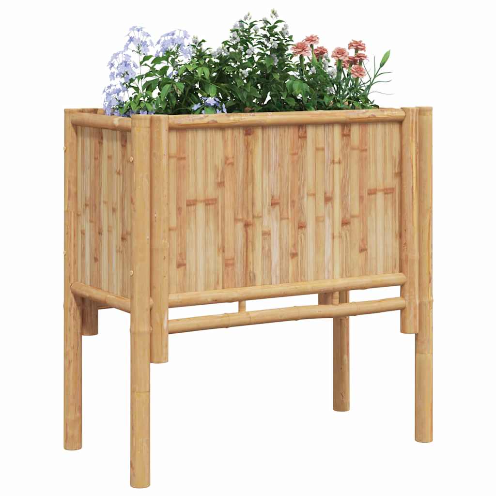 vidaXL Podniesiony grządka Brązowy 70 x 35 x 70 cm Bambus