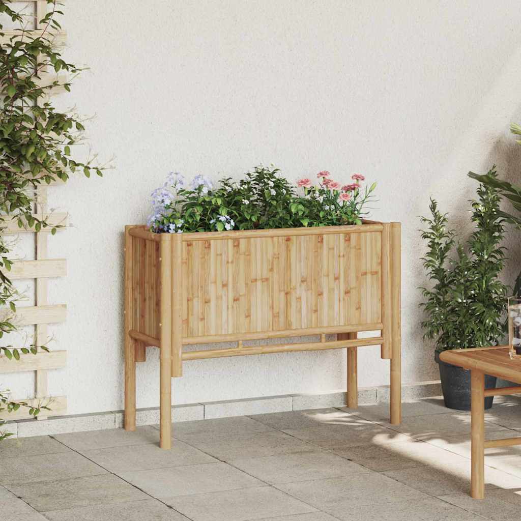 vidaXL Podniesiony grządka Brązowy 90 x 35 x 70 cm Bambus