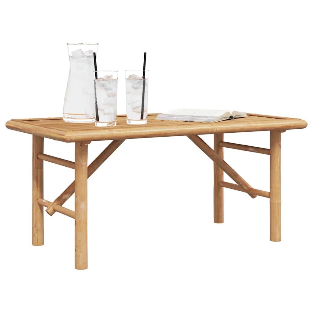 vidaXL Stolik kawowy Brązowy 90 x 50 x 43 cm Bambus