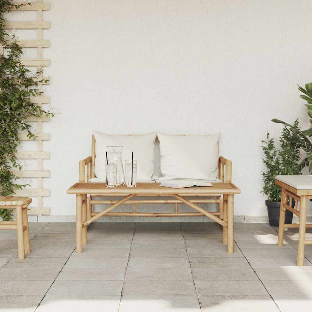 vidaXL Stolik kawowy Brązowy 110 x 50 x 43 cm Bambus