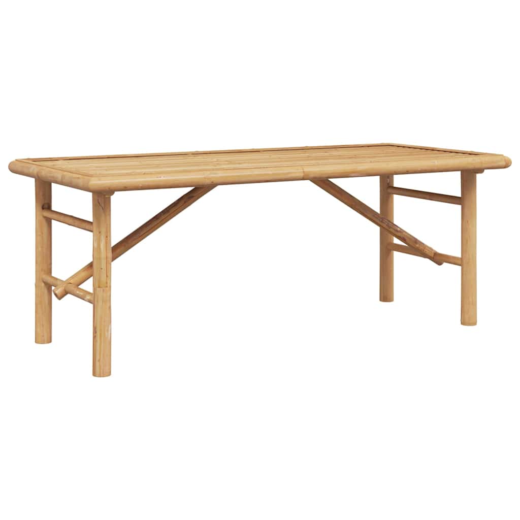 vidaXL Stolik kawowy Brązowy 110 x 50 x 43 cm Bambus
