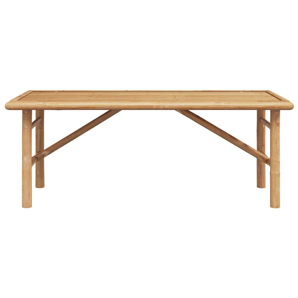 vidaXL Stolik kawowy Brązowy 110 x 50 x 43 cm Bambus