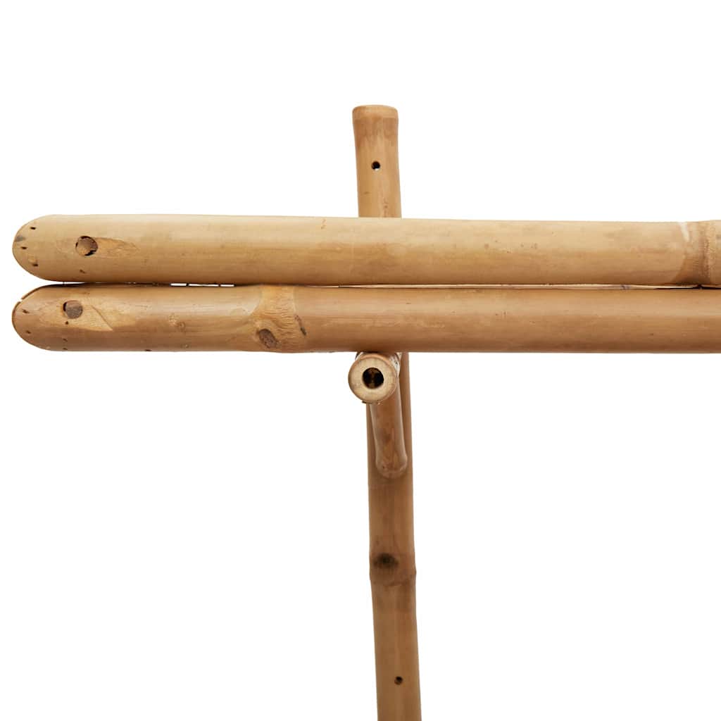 vidaXL Półka ścienna z półką Brązowy 100 x 26 x 60 cm Bambus