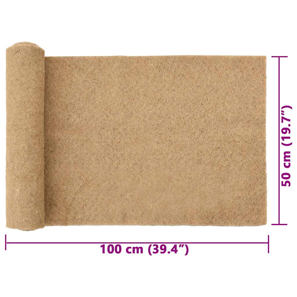 vidaXL Mata konopna dla gryzoni 0,5x1 m 5 mm