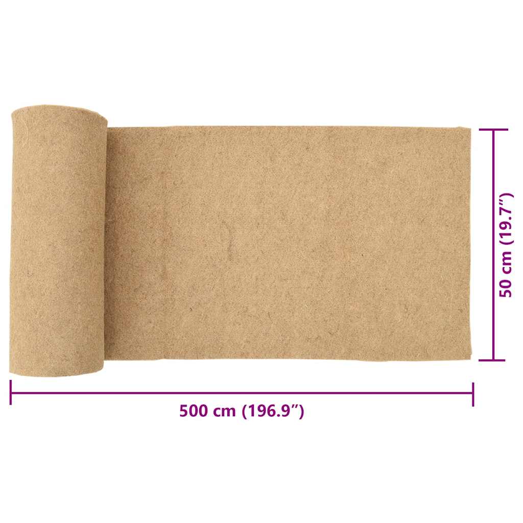vidaXL Mata konopna dla gryzoni 0,5x5 m 5 mm