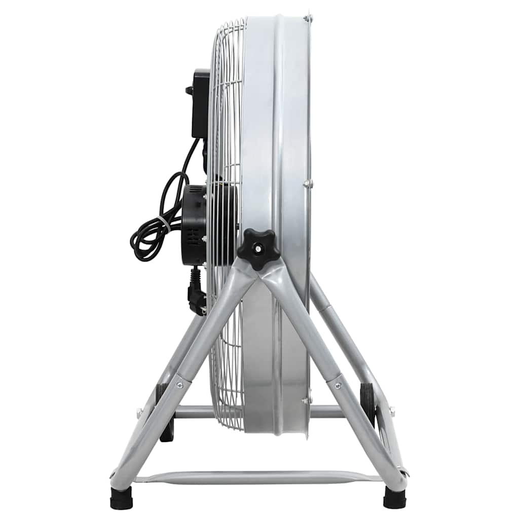 vidaXL Wentylator bębnowy z kołem Srebrny 73 x 42 x 70 cm Aluminium