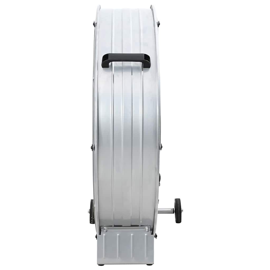 vidaXL Wentylator bębnowy z kołem Srebrny 79 x 37 x 82 cm Aluminium
