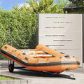 vidaXL Przyczepa do łodzi Srebrny 302 x 107 x 42 cm Stal