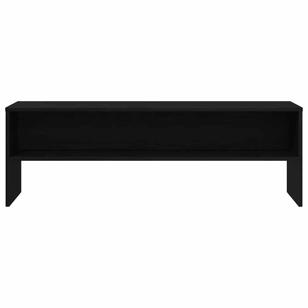vidaXL Szafka RTV Czarny Dąb 120x40x40 cm Drewno klejone