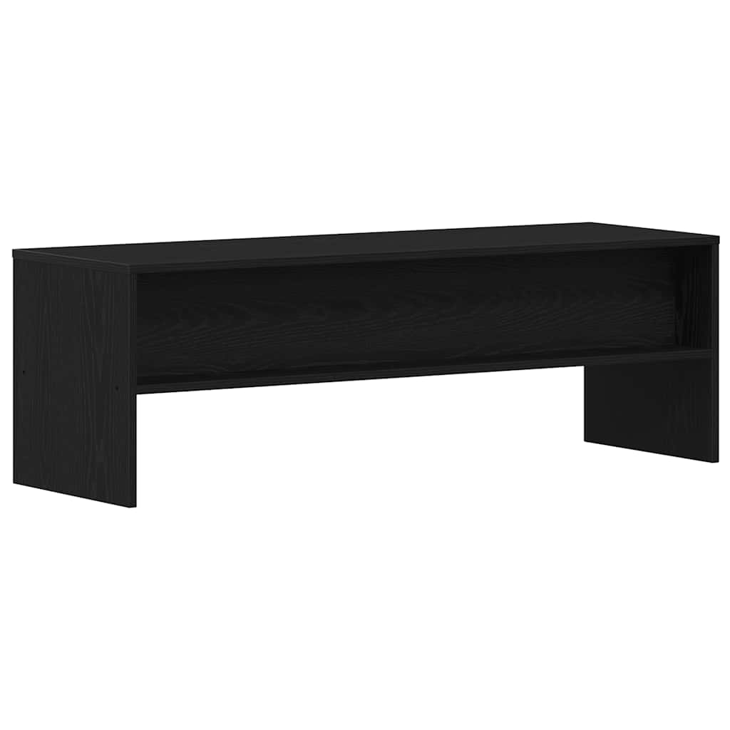 vidaXL Szafka RTV Czarny Dąb 120x40x40 cm Drewno klejone