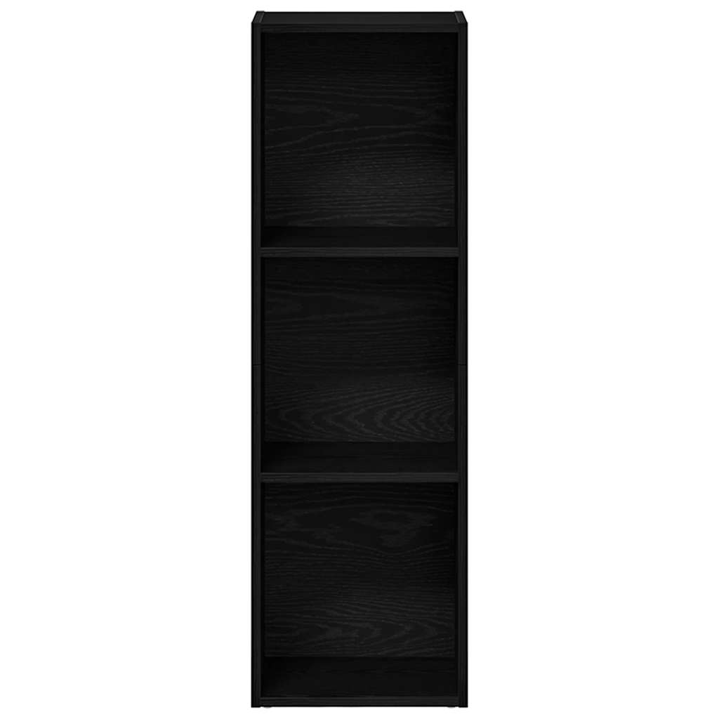 vidaXL Regał biblioteczny Czarny Dąb 36x30x114 cm Drewno klejone