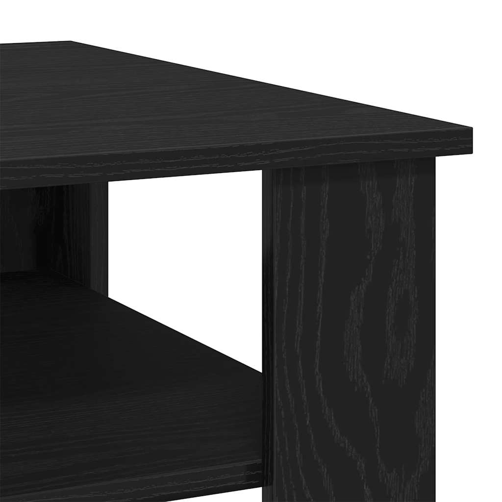 vidaXL Stolik kawowy Czarny Dąb 60 x 60 x 42 cm