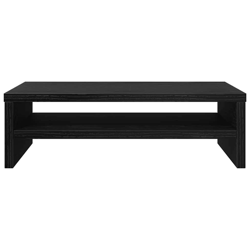 vidaXL Podstawka pod monitor, czarny dąb, 42x24x13 cm