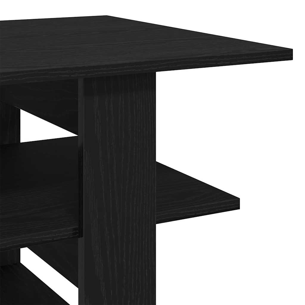 vidaXL Stolik kawowy Czarny Dąb 102 x 55 x 42 cm