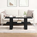 vidaXL Stolik kawowy Czarny Dąb 102 x 55 x 42 cm