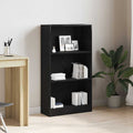 vidaXL Regał biblioteczny Czarny Dąb 60x24x109 cm Drewno klejone