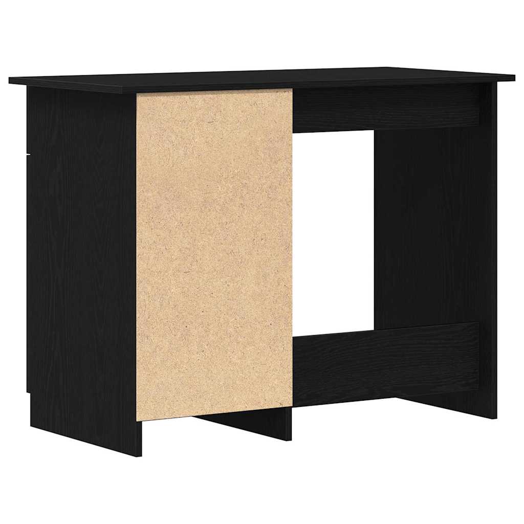 vidaXL Biurko Czarny Dąb 100 x 50 x 76 cm Materiał drewnopochodny