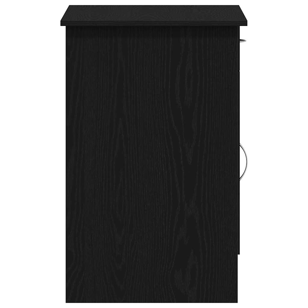 vidaXL Biurko Czarny Dąb 100 x 50 x 76 cm Materiał drewnopochodny