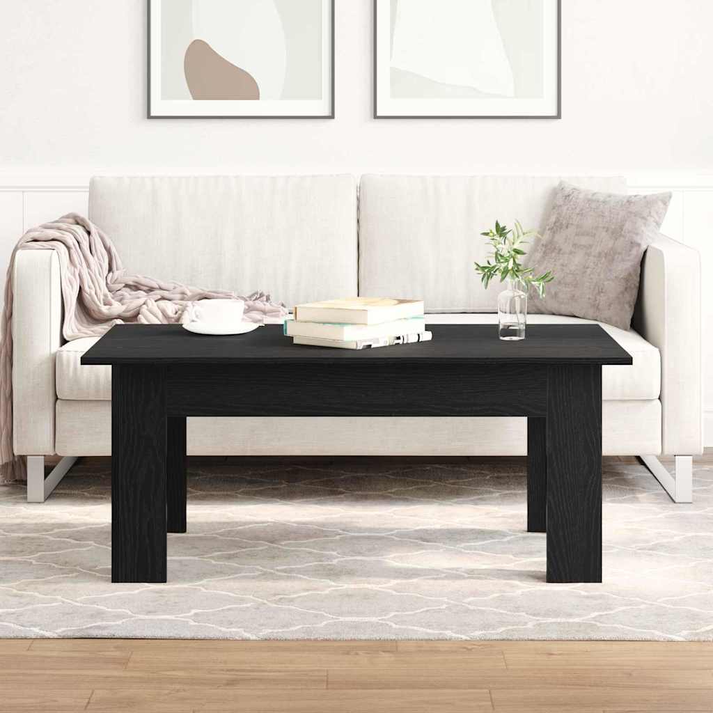 vidaXL Stolik kawowy Czarny Dąb 100 x 60 x 42 cm Drewno inżynieryjne