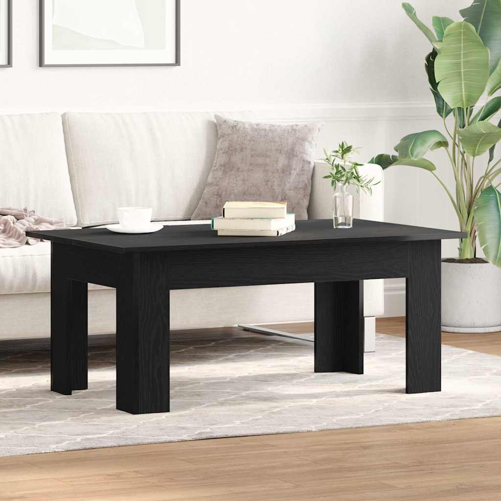 vidaXL Stolik kawowy Czarny Dąb 100 x 60 x 42 cm Drewno inżynieryjne