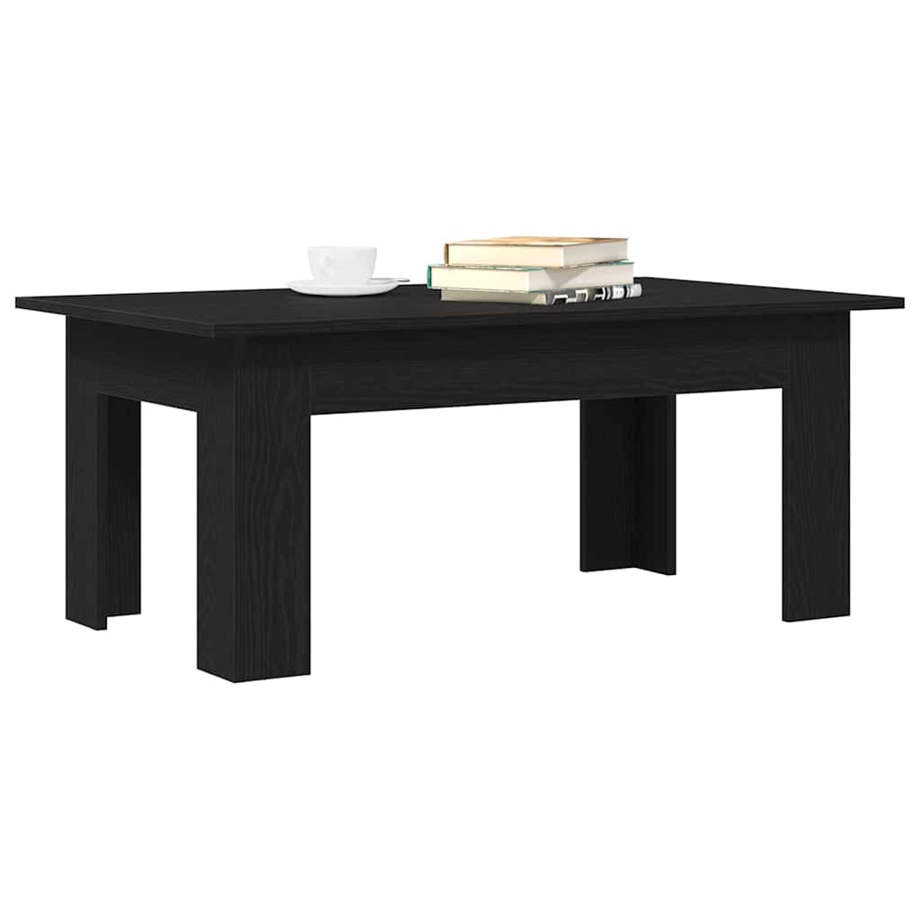 vidaXL Stolik kawowy Czarny Dąb 100 x 60 x 42 cm Drewno inżynieryjne