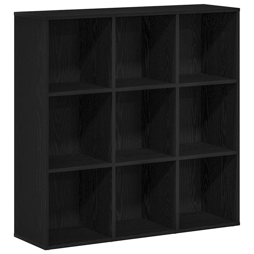 vidaXL Regał na książki Czarny dąb 98x29x97,5 cm Drewno konstrukcyjne