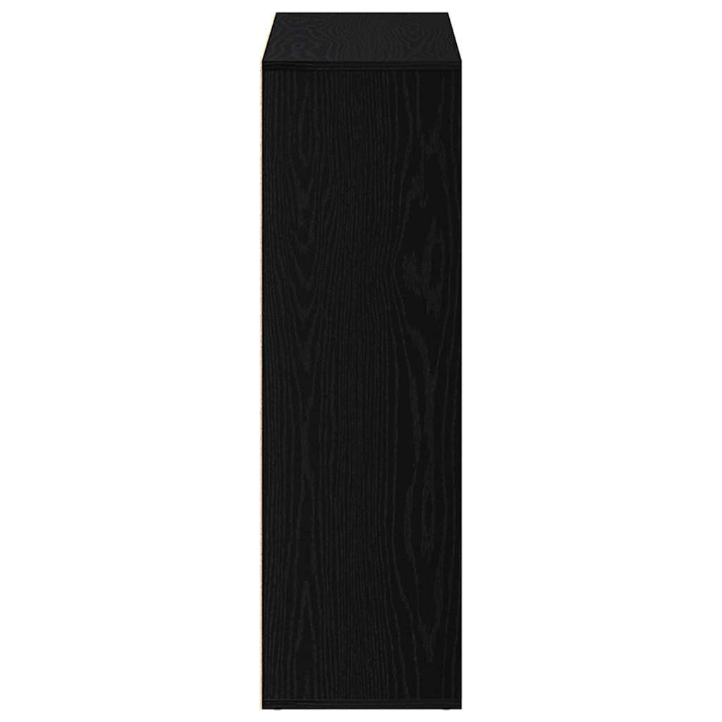vidaXL Regał na książki Czarny dąb 98x29x97,5 cm Drewno konstrukcyjne