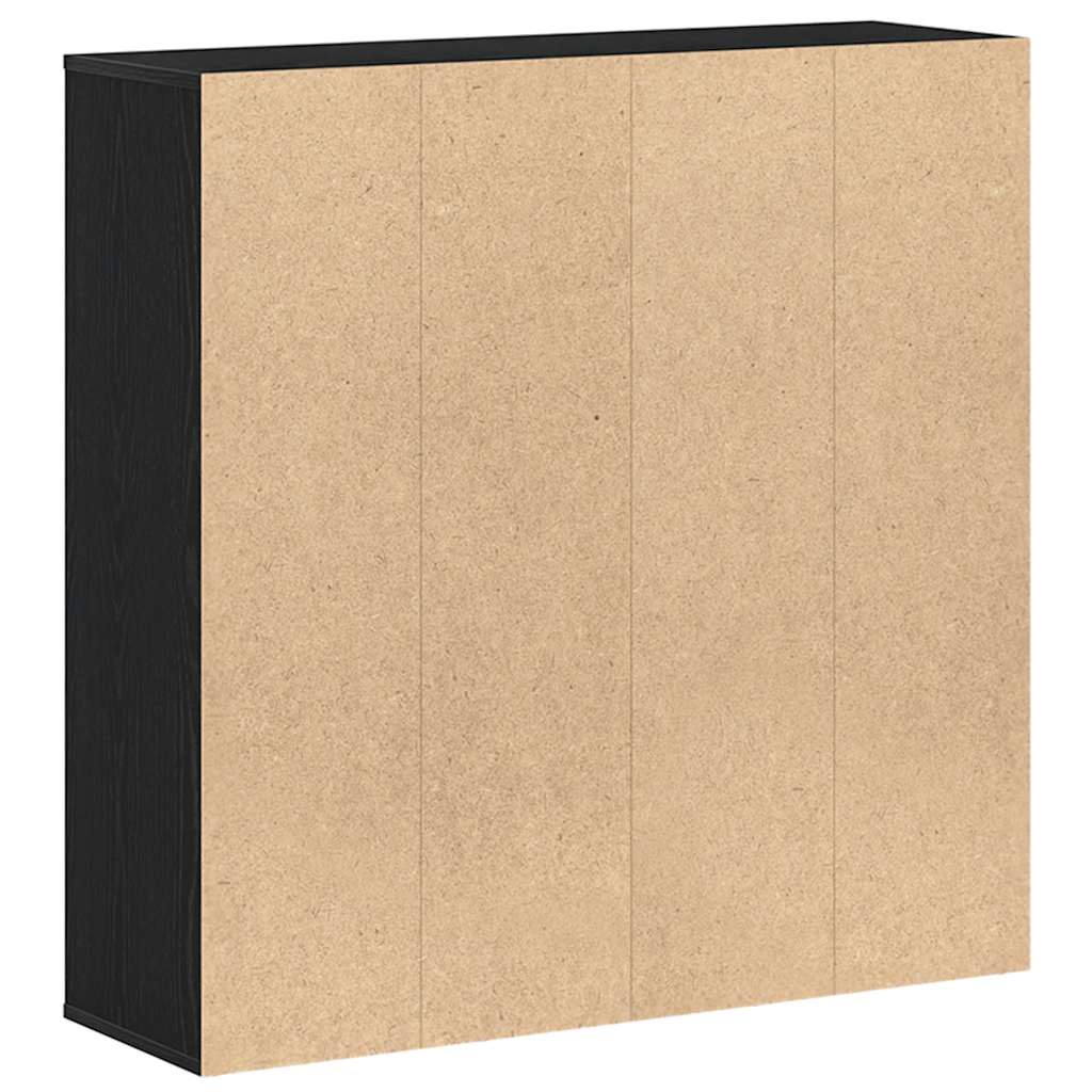 vidaXL Regał na książki Czarny dąb 98x29x97,5 cm Drewno konstrukcyjne