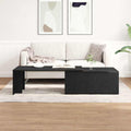 vidaXL Stolik kawowy Czarny Dąb 150 x 50 x 35 cm