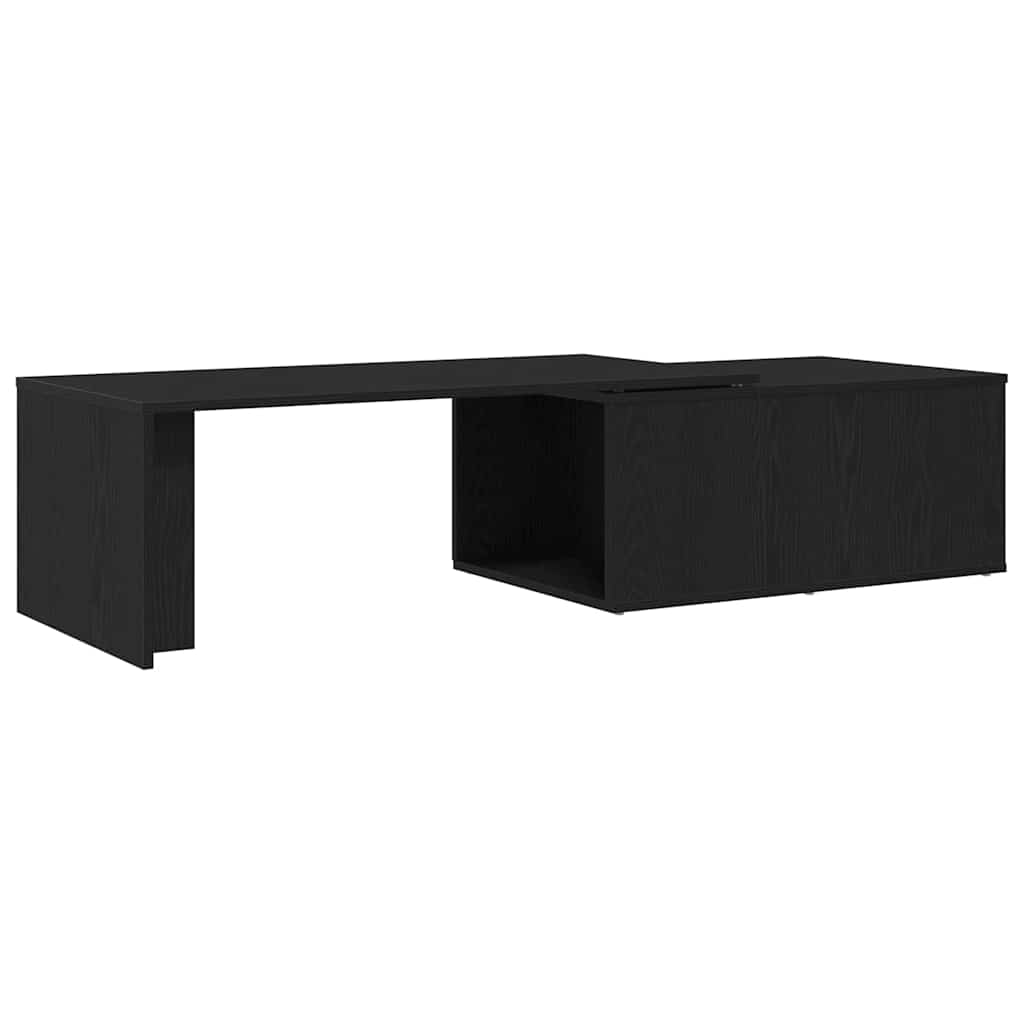 vidaXL Stolik kawowy Czarny Dąb 150 x 50 x 35 cm