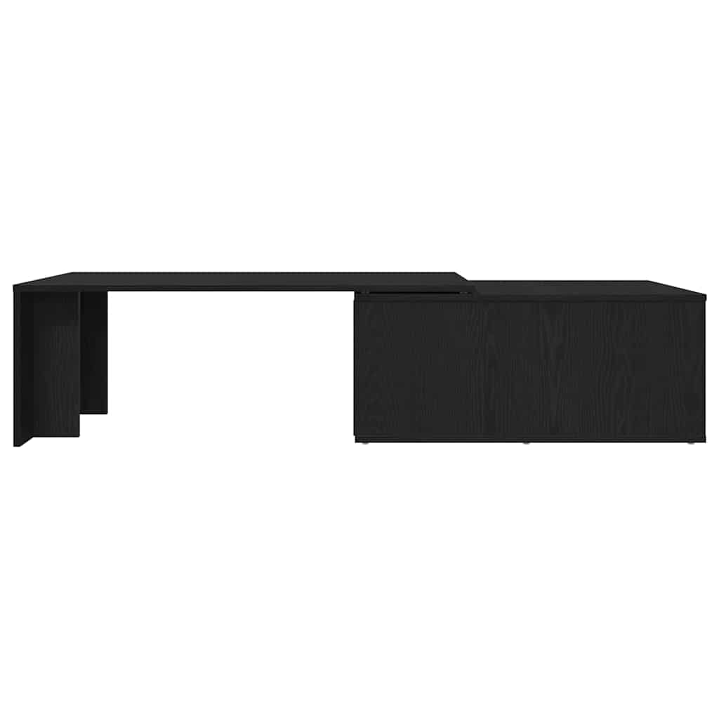 vidaXL Stolik kawowy Czarny Dąb 150 x 50 x 35 cm