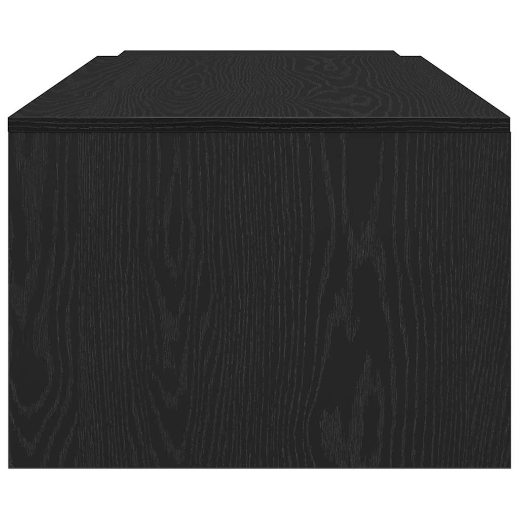 vidaXL Stolik kawowy Czarny Dąb 150 x 50 x 35 cm