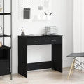 vidaXL Biurko Czarny Dąb 80 x 40 x 75 cm Materiał drewnopochodny