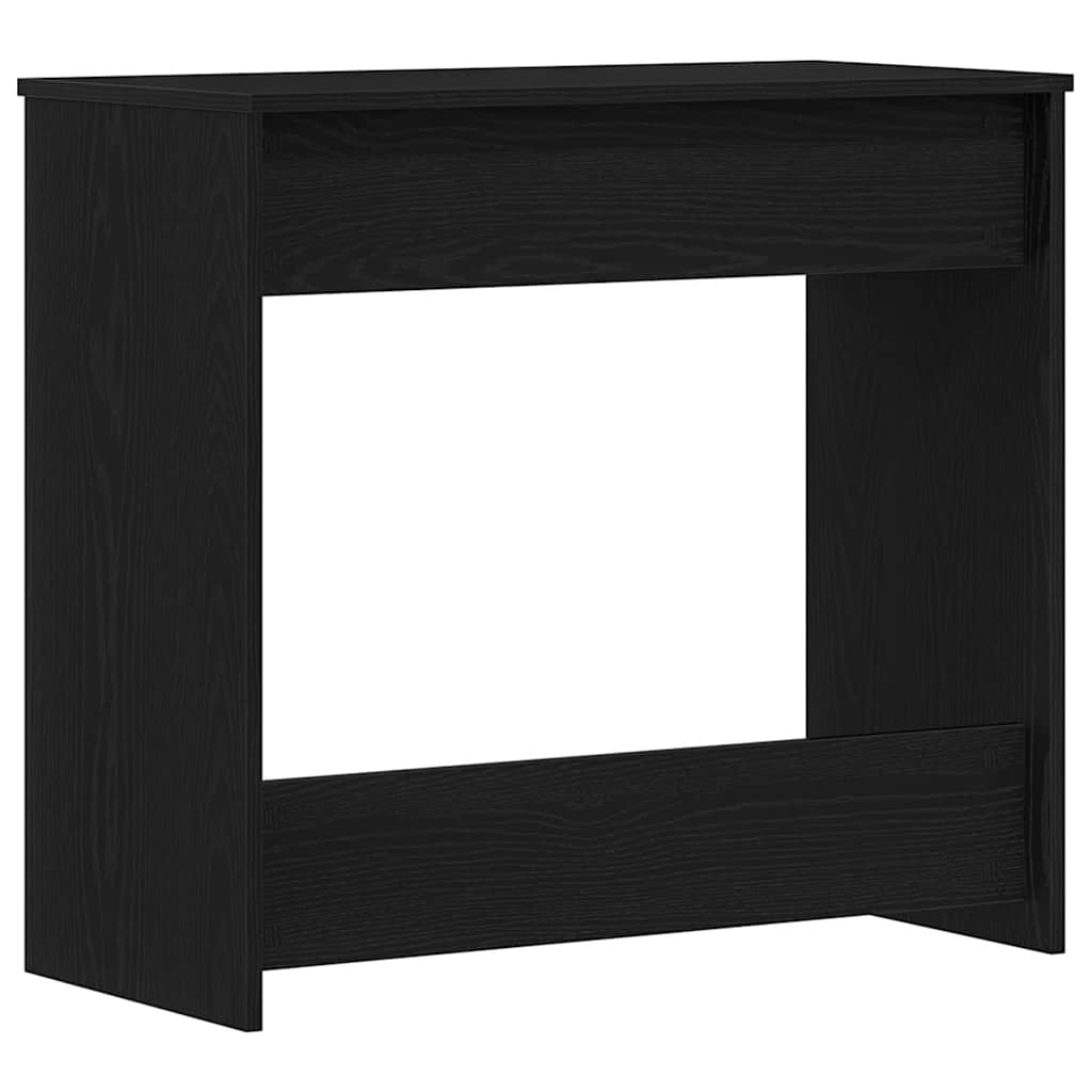 vidaXL Biurko Czarny Dąb 80 x 40 x 75 cm Materiał drewnopochodny