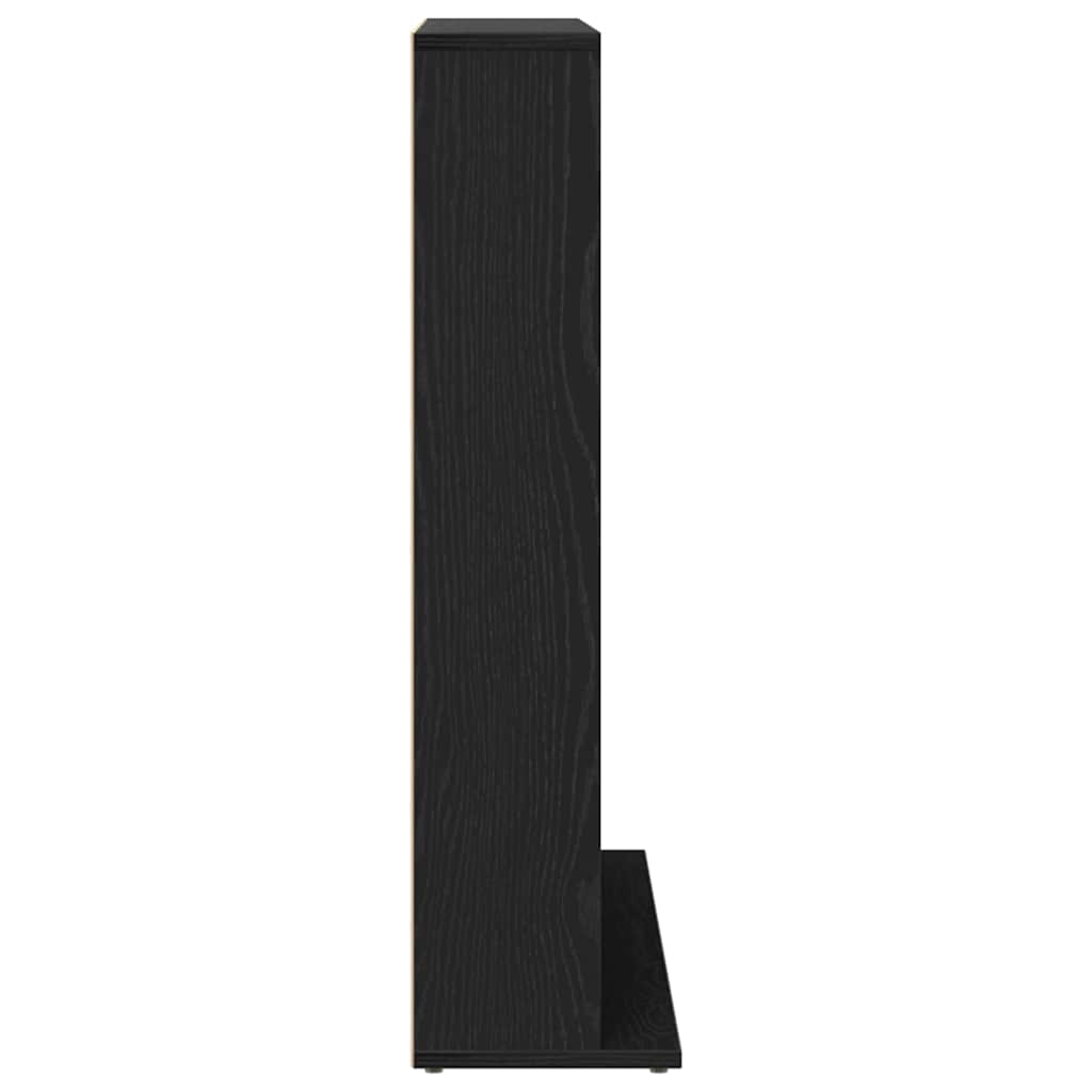 vidaXL Szafka na płyty CD, czarny dąb, 100x23x89,5 cm