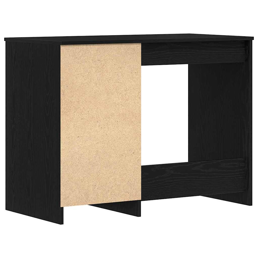 vidaXL Biurko Czarny Dąb 100 x 50 x 76 cm Materiał drewnopochodny
