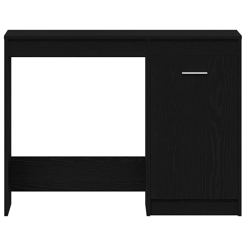 vidaXL Biurko Czarny Dąb 100 x 50 x 76 cm Materiał drewnopochodny