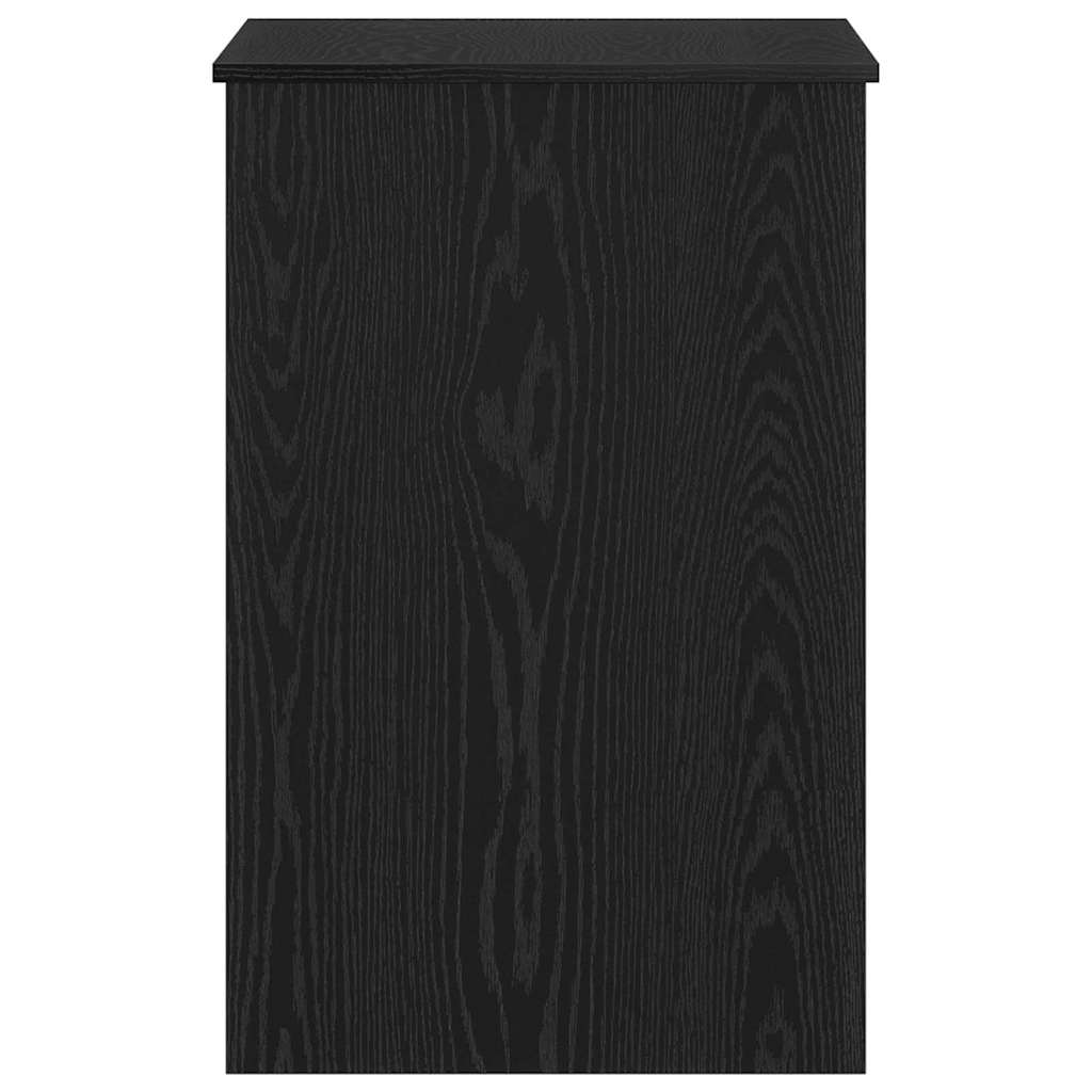 vidaXL Biurko Czarny Dąb 100 x 50 x 76 cm Materiał drewnopochodny
