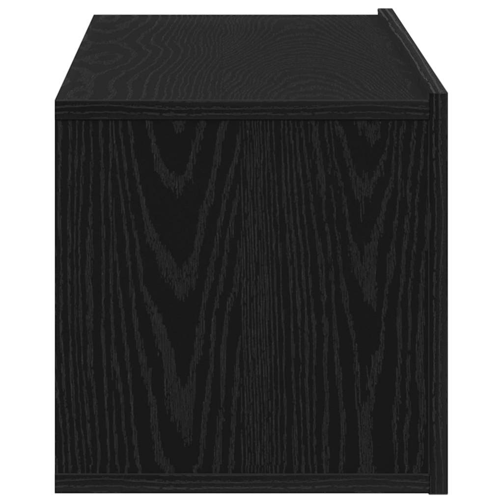 vidaXL Szafka pod telewizor Czarny Dąb 100 x 30 x 30 cm