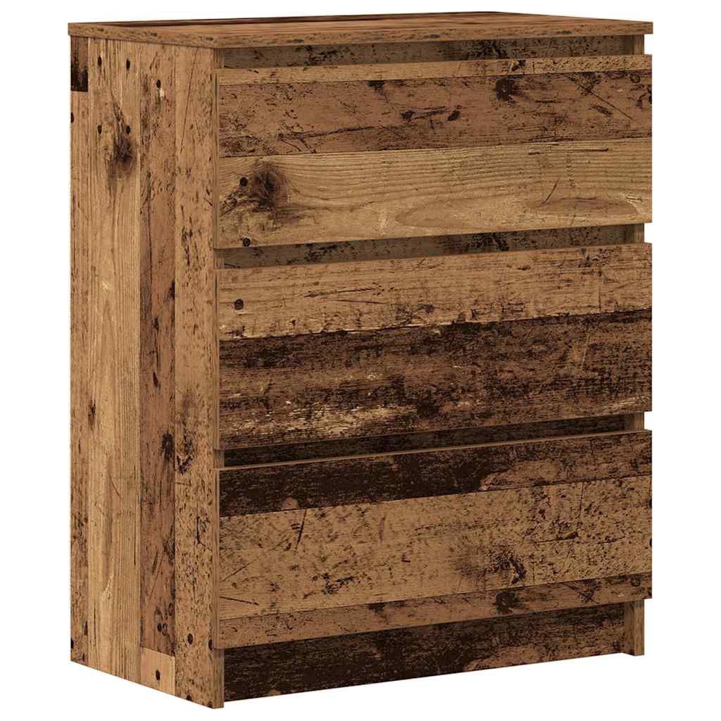 vidaXL Szafka, stare drewno, 60x35x76 cm, materiał drewnopochodny