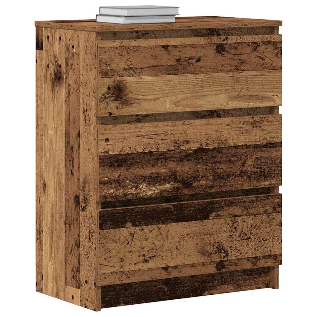 vidaXL Szafka, stare drewno, 60x35x76 cm, materiał drewnopochodny