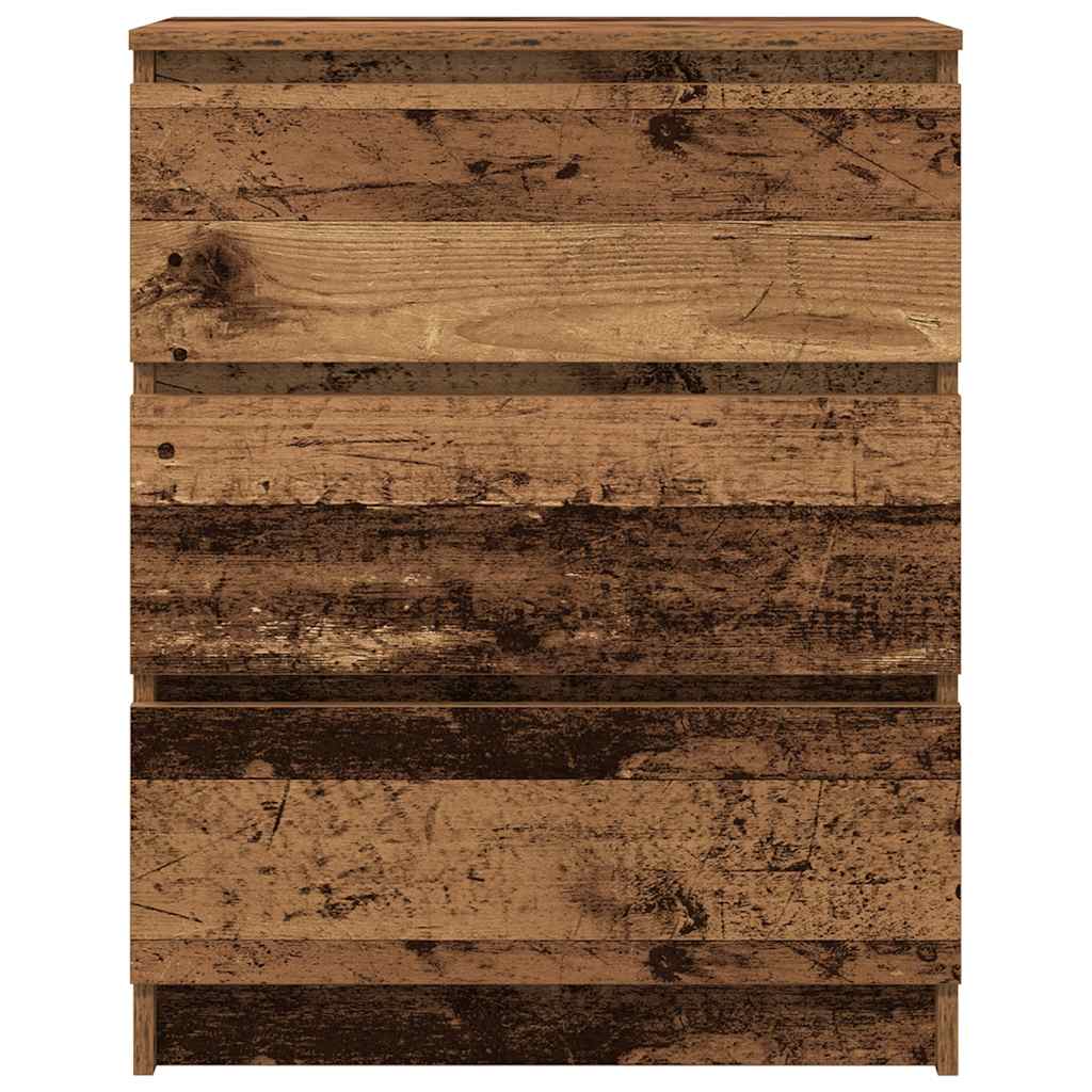 vidaXL Szafka, stare drewno, 60x35x76 cm, materiał drewnopochodny