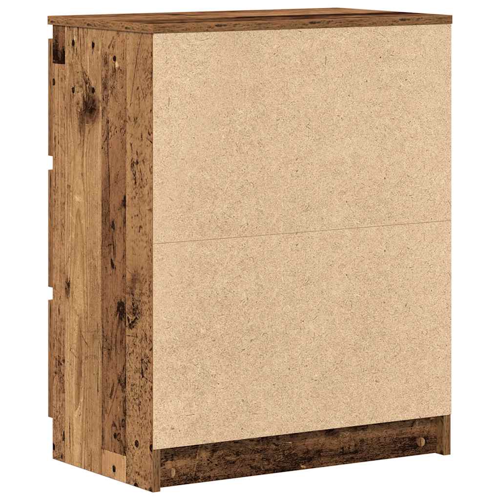 vidaXL Szafka, stare drewno, 60x35x76 cm, materiał drewnopochodny