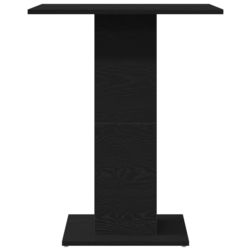 vidaXL Stolik bistro czarny dąb 60x60x75 cm Drewno konstrukcyjne
